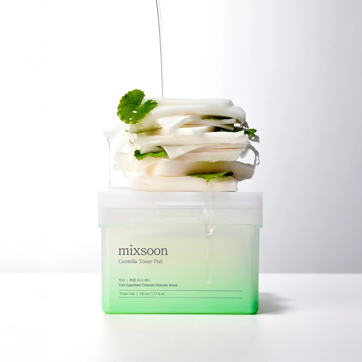 centella toner pad, mixsoon