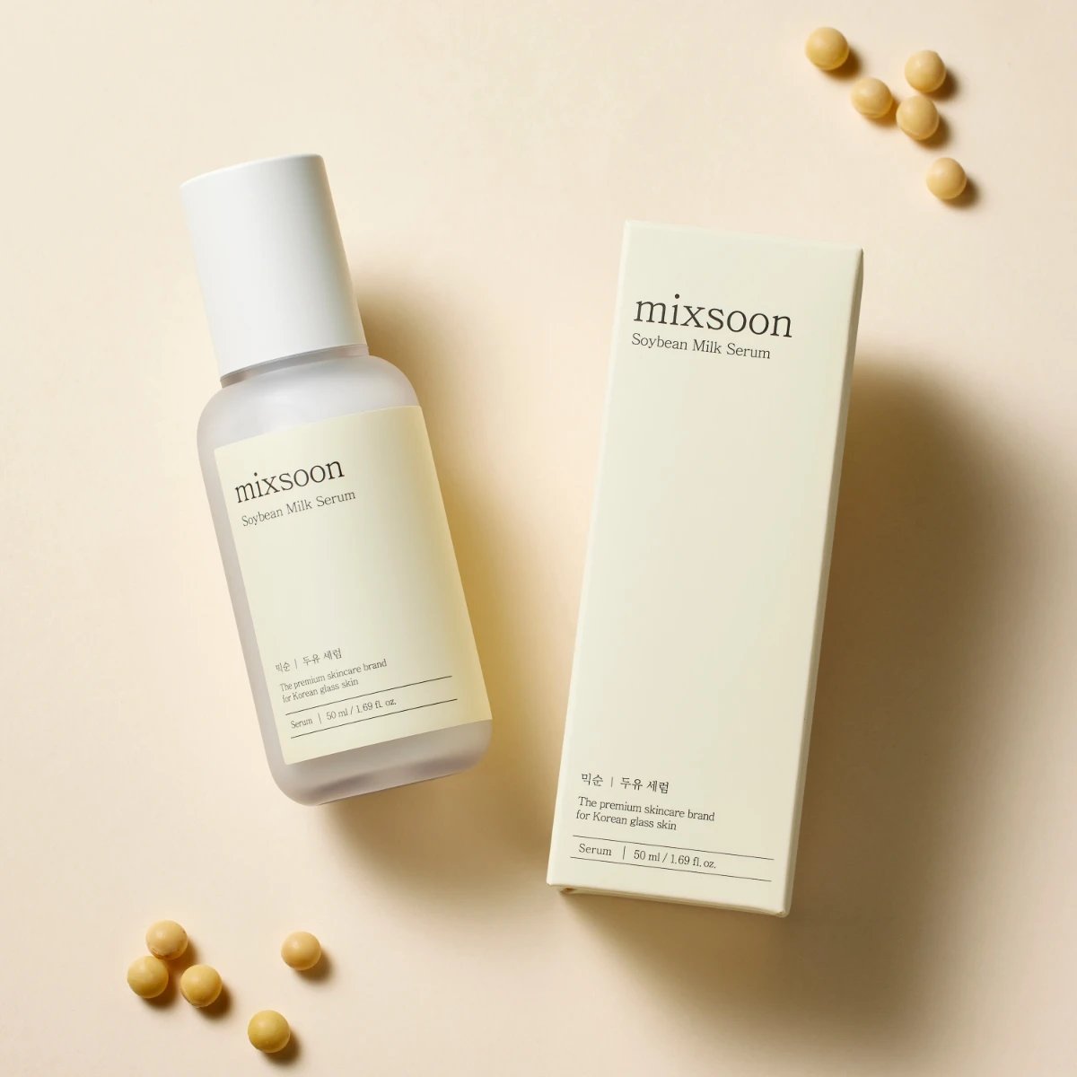 serum hidratant cu lapte din soia, mixsoon