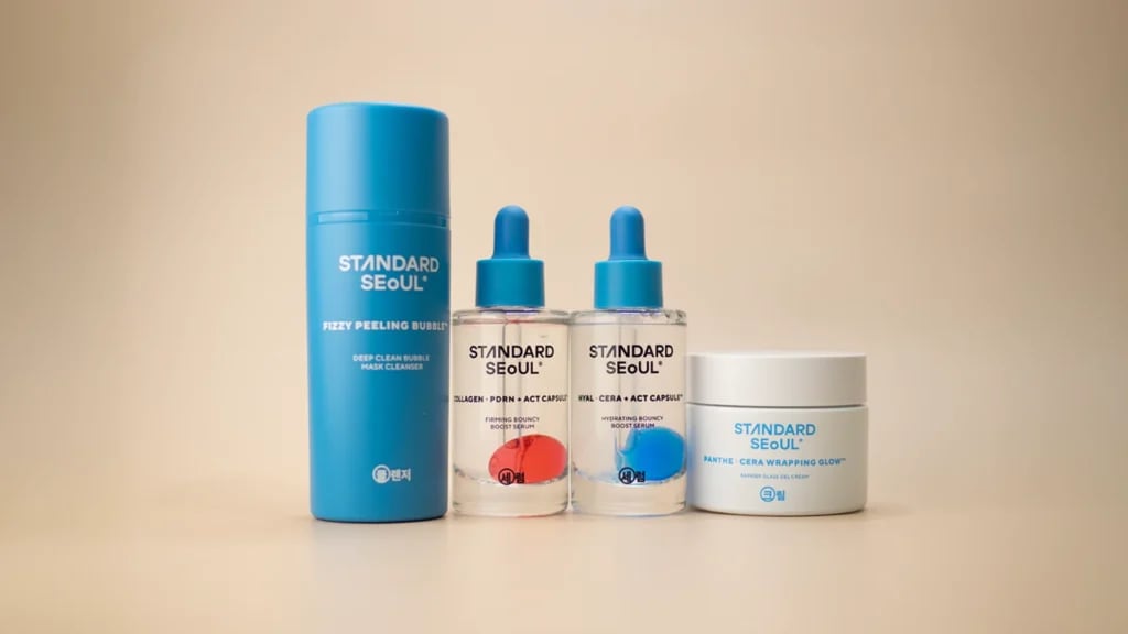 rutina pentru seară cu produse Standard Seoul