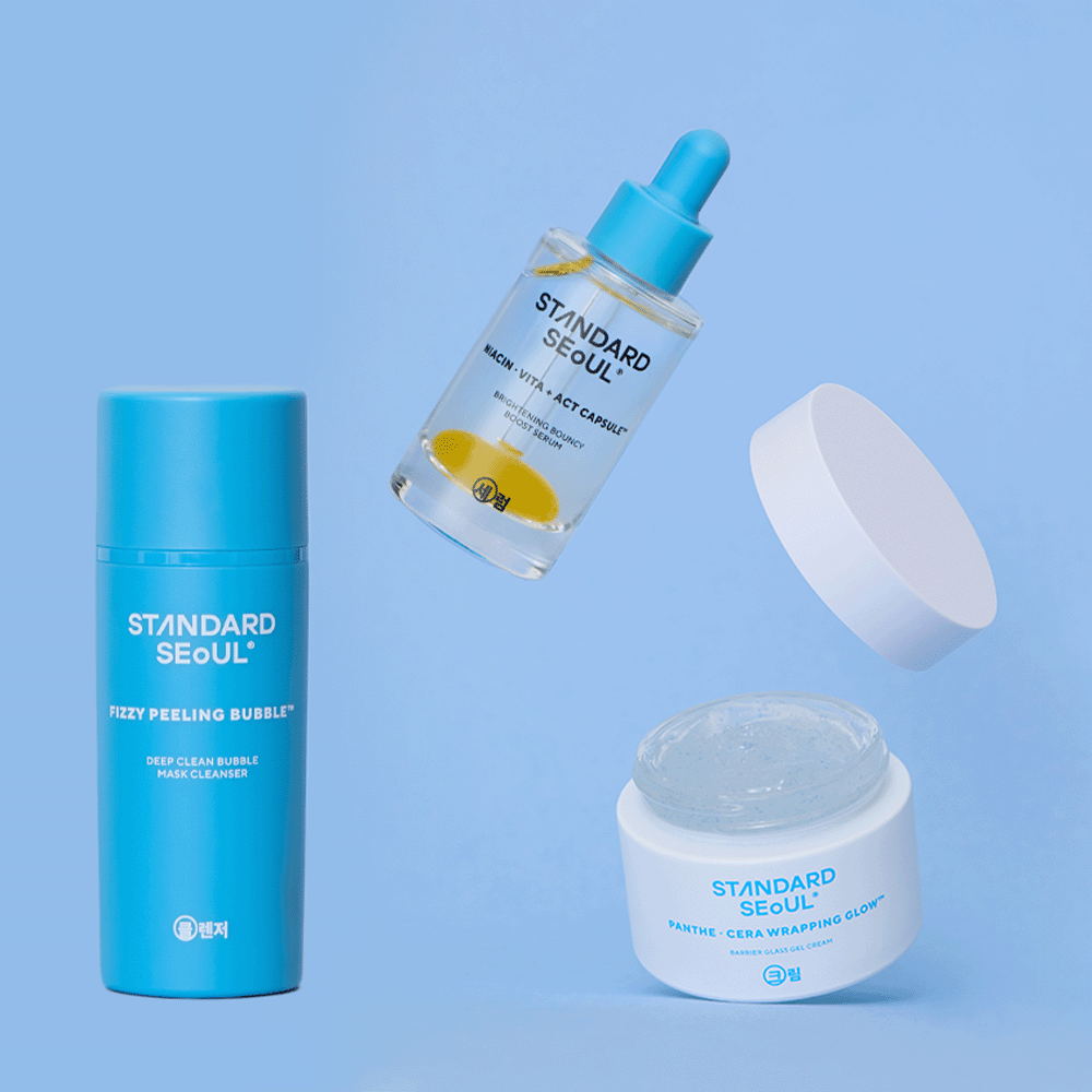 Seoul Bright Glow Set - Strălucire și uniformizare în 3 pași