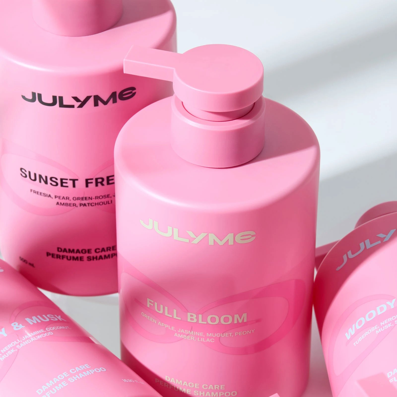Șampon reparator cu parfum Full Bloom, JULYME Damage Care Perfume Shampoo, 500 ml - imagine 4