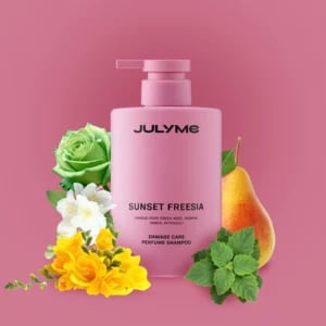 Șampon reparator cu parfum Sunset Freesia, JULYME Damage Care Perfume Shampoo, 500 ml