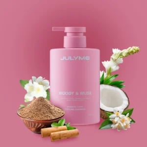 Șampon reparator cu parfum Woody & Musk, JULYME Damage Care Perfume Shampoo, 500 ml