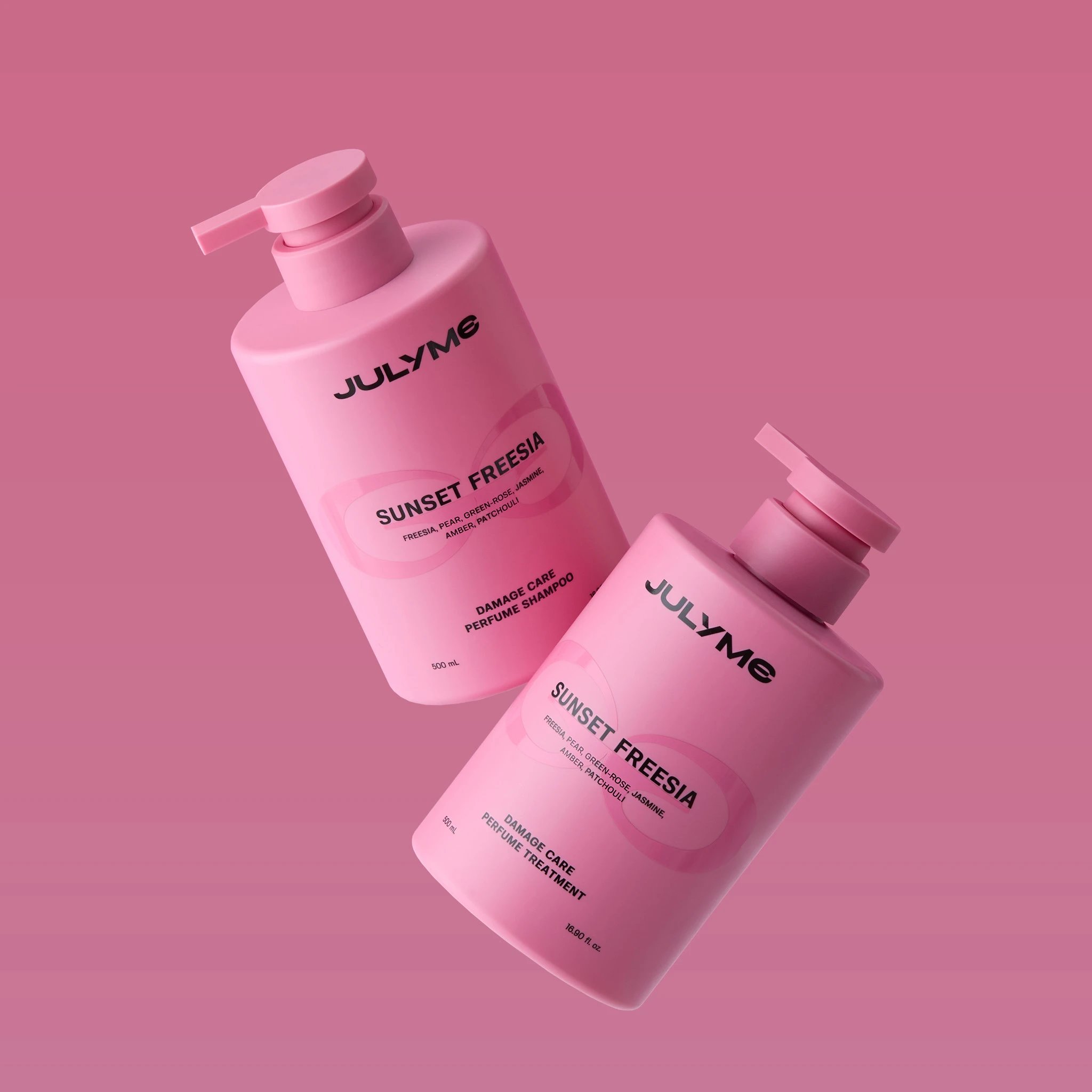 Șampon reparator + Balsam reparator cu parfum Sunset Freesia