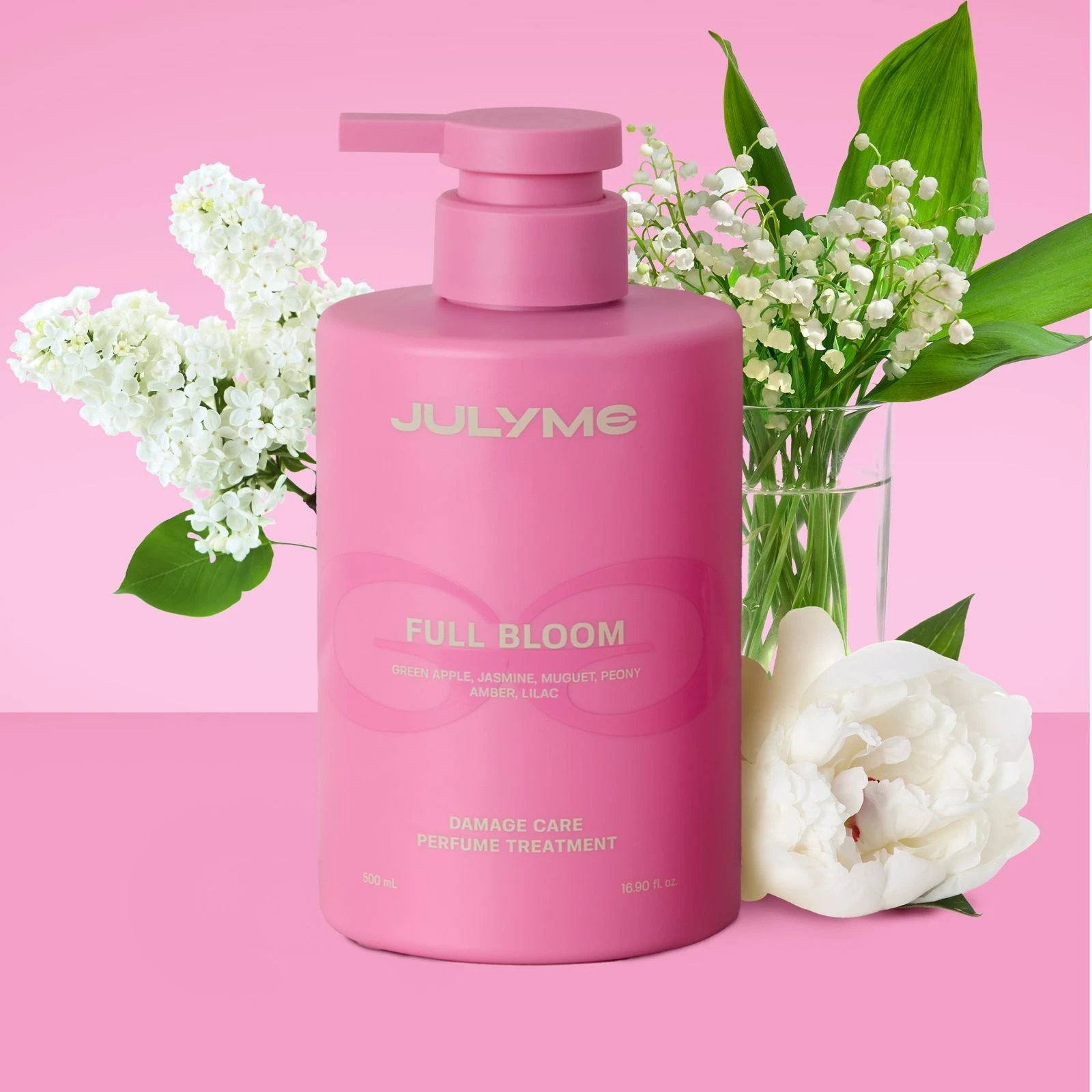 Tratament reparator cu parfum Full Bloom, JULYME Damage Care Perfume Treatment, 500 ml