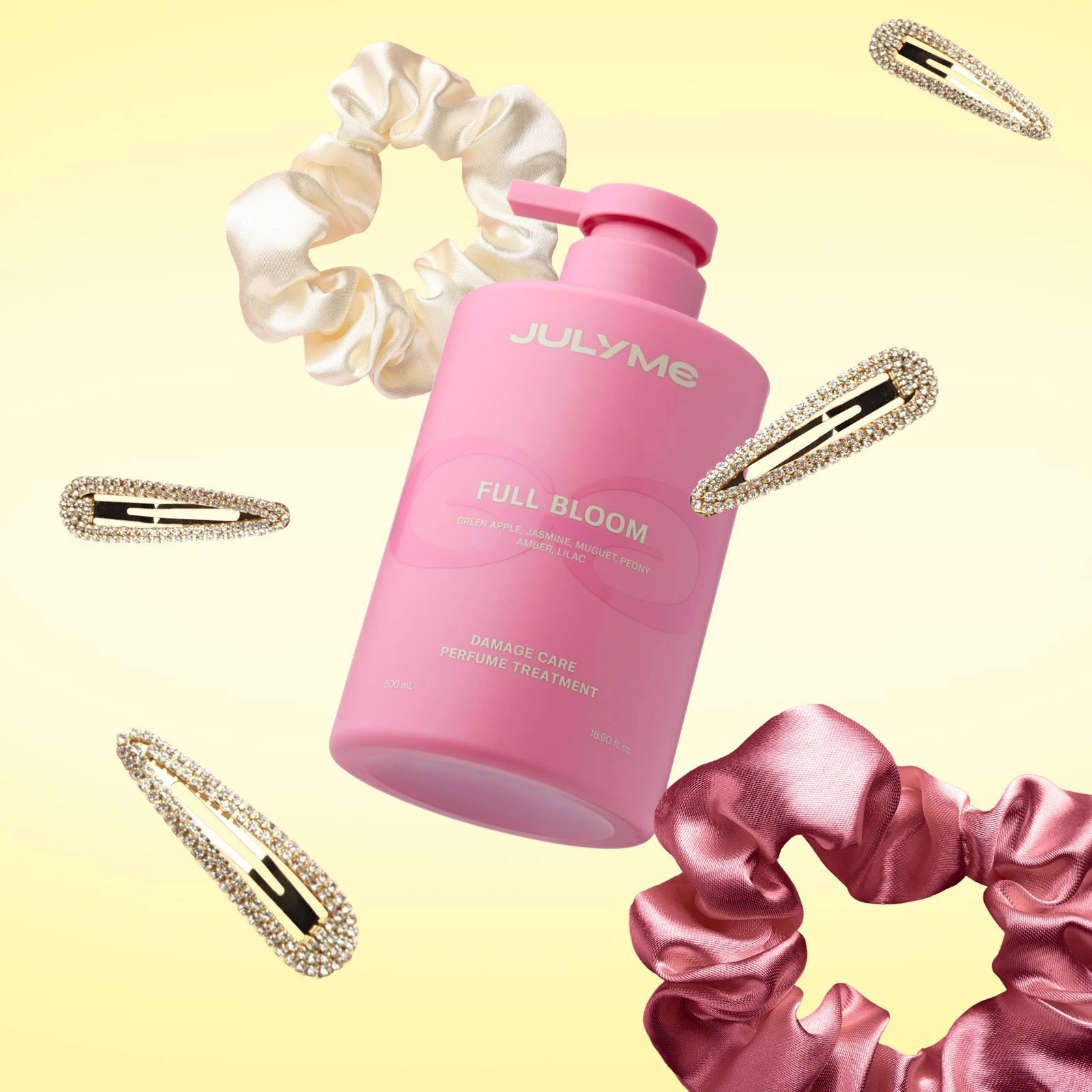 Tratament reparator cu parfum Full Bloom, JULYME Damage Care Perfume Treatment, 500 ml - imagine 2