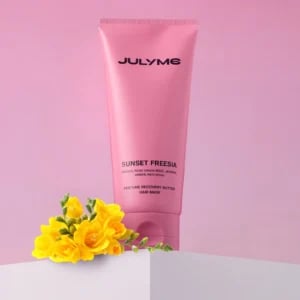 Mască reparatoare fără clătire cu parfum Sunset Freesia, JULYME Perfume Recovery Butter Hair Mask, 150 ml